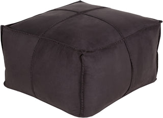 Surya Obsidian OBPF-004 Black Pouf main image