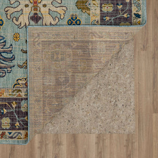 Karastan Pandora Obsession Blue Area Rug Backing 