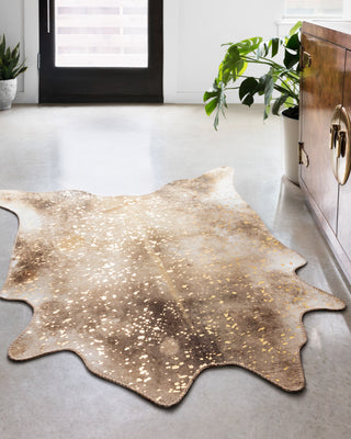 Loloi II Odessa ODE-01 Mocha/Sand Area Rug Room Scene 3