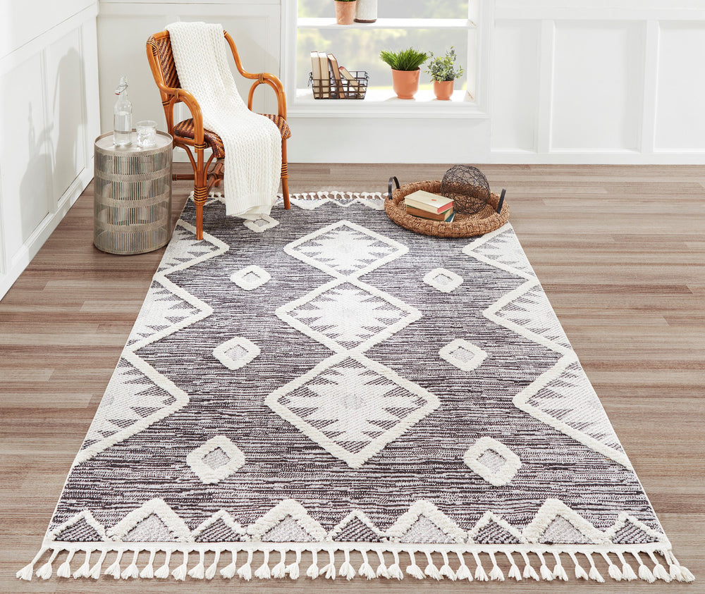 Momeni Odessa ODE-3 Charcoal Area Rug