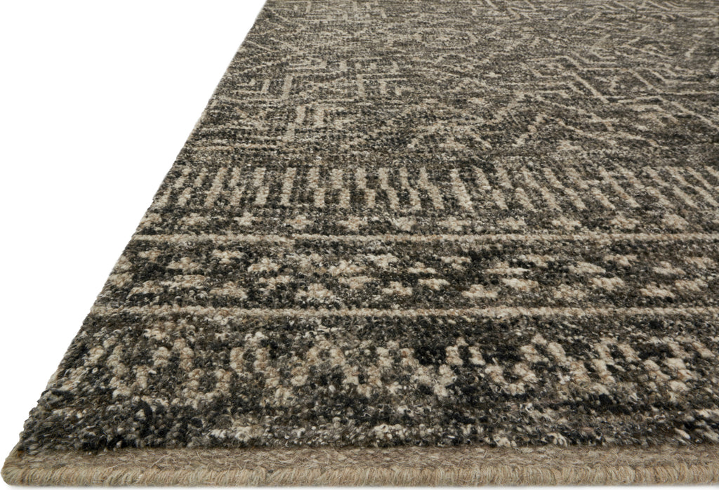 Loloi Odyssey OD-04 Charcoal/Taupe Area Rug Round Image Feature