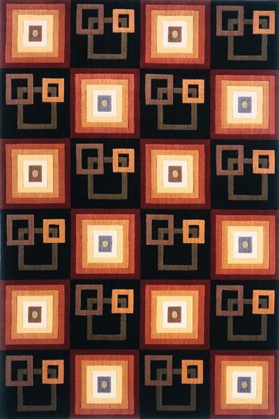 Momeni Odyssey OD-11 Black Area Rug