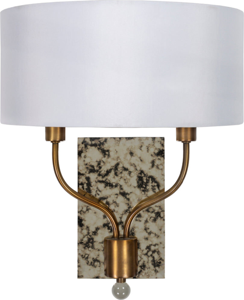 Surya Ogee OGE-001 White Wall Sconce by Candice Olson main image