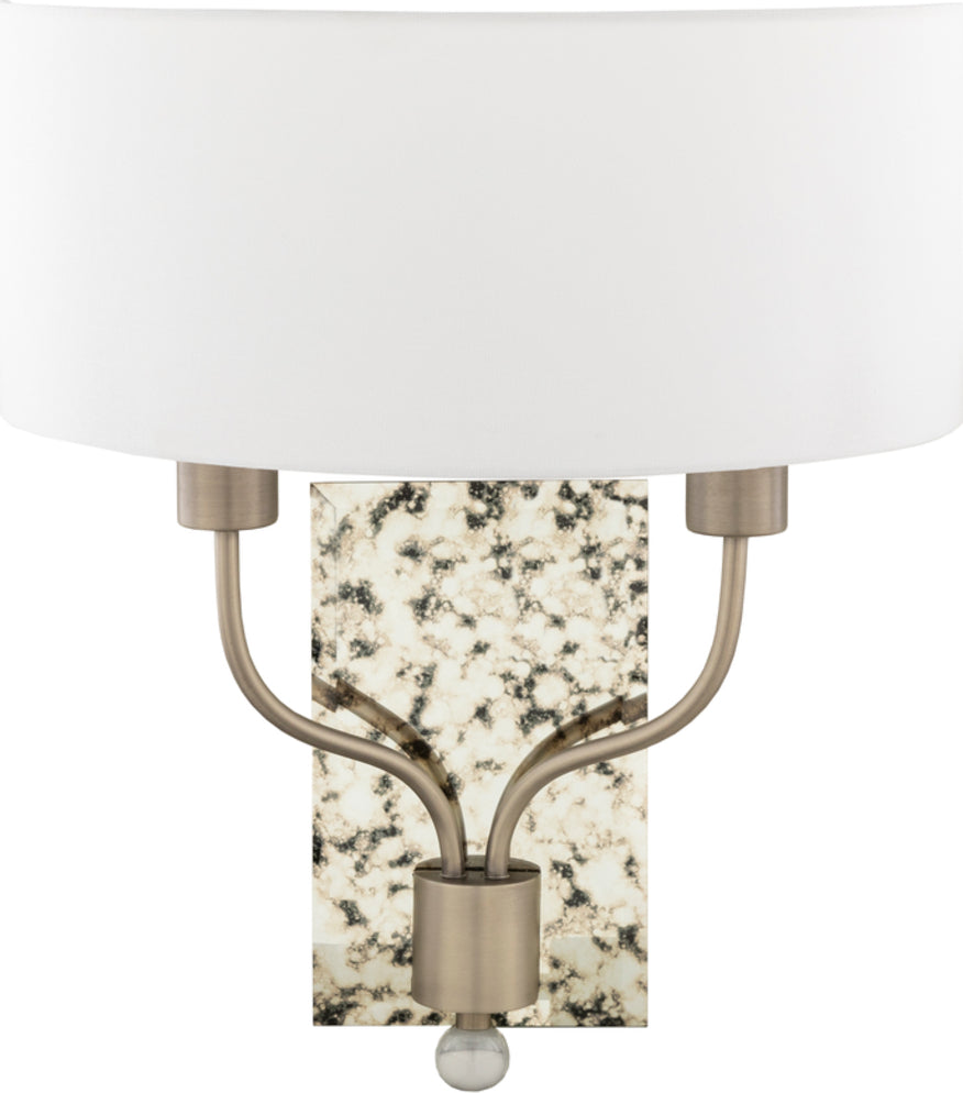 Surya Ogee OGE-002 White Wall Sconce by Candice Olson main image