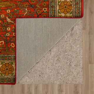 Karastan Kaleidoscope Olgethorpe Red Area Rug Back Image