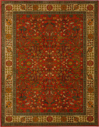 Karastan Kaleidoscope Olgethorpe Red Area Rug main image