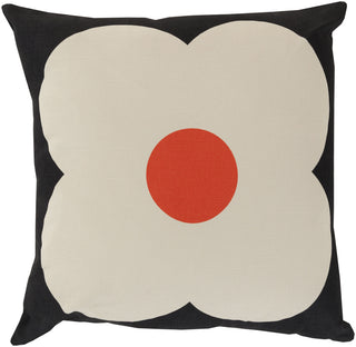 Surya Giant Abacus Abascus OKA-002 Pillow by Orla Kiely 18 X 18 X 4 Poly filled