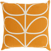 Surya Linear Stem Long Line Leaf OKS-004 Pillow by Orla Kiely 