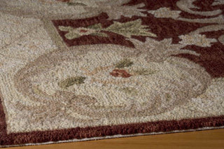 Momeni Old World OW-21 Burgundy Area Rug Corner Shot