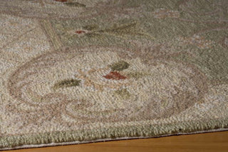 Momeni Old World OW-21 Green Area Rug Corner Shot