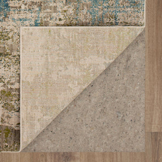 Karastan Elements Olivine Lagoon Area Rug Back Image