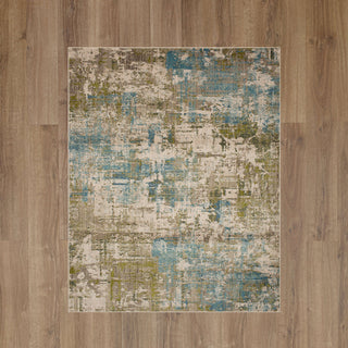 Karastan Elements Olivine Lagoon Area Rug Main Image