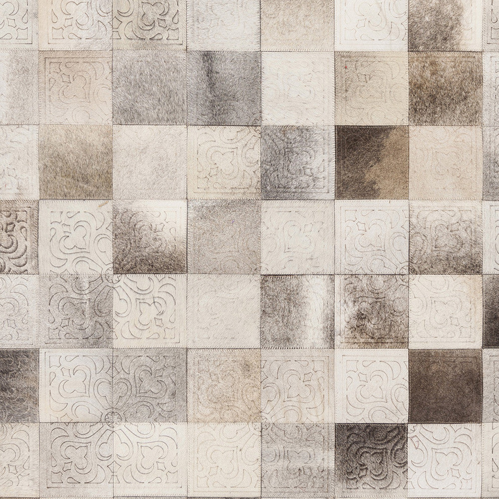 Surya Olympus OLY-9000 Taupe Animal Hide Area Rug by Papilio Sample Swatch