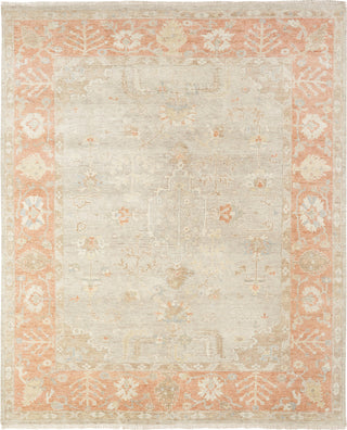 Ancient Boundaries Omni OMN-45 Soft Grey / Coral Area Rug Main Image