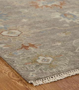 Ancient Boundaries Omni OMN-44 Stone Grey Area Rug Corner Image