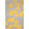 Surya Organic Modern OMR-1014 Light Gray Area Rug by Jef Designs 5' x 8'