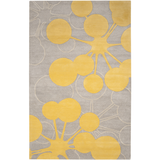 Surya Organic Modern OMR-1014 Light Gray Area Rug by Jef Designs 5' x 8'