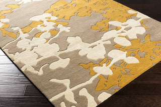 Surya Organic Modern OMR-1017 Olive Hand Tufted Area Rug by Jef Designs 5x8 Corner