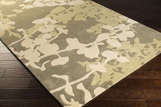Surya Organic Modern OMR-1019 Moss Hand Tufted Area Rug by Jef Designs 5x8 Corner
