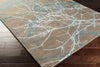 Surya Organic Modern OMR-1027 Olive Hand Tufted Area Rug by Jef Designs 5x8 Corner