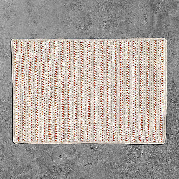 Colonial Mills Sunbrella Booth Bay OO29 Pumpkin Area Rug main image