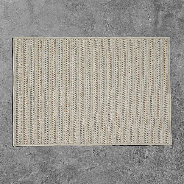 Colonial Mills Braided Doormat, Sunbrella Fabric, 3 Sizes & 4