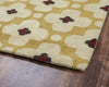 Rizzy Opus OP8088 Yellow Area Rug Corner Shot