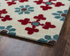 Rizzy Opus OP8094 ivory Area Rug Corner Shot