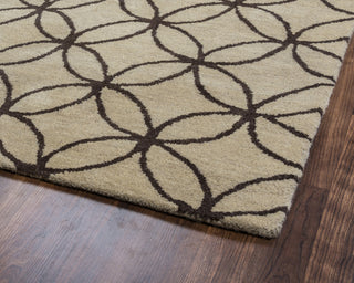Rizzy Opus OP8114 Khaki Area Rug Corner Shot