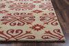 Rizzy Opus OP8117 Khaki Area Rug Edge Shot