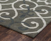 Rizzy Opus OP8118 Grey Area Rug Corner Shot