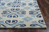 Rizzy Opus OP8136 Off White Area Rug Edge Shot