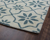 Rizzy Opus OP8234 Off White Area Rug Corner Shot