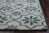 Rizzy Opus OP8234 Off White Area Rug Edge Shot