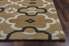 Rizzy Opus OP8959 camel Area Rug Edge Shot Feature