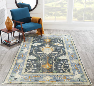 Momeni Ophelia OPH-3 Aqua Area Rug Main Image Feature