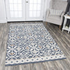 Rizzy Opulent OU574A Blue / Gray Area Rug Corner Image