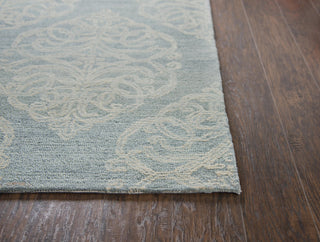 Rizzy Opulent OU814A Light Blue Area Rug Detail Image