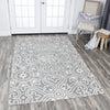 Rizzy Opulent OU908A Gray Area Rug Corner Image