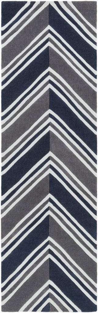 Surya Opera OPR-6000 Navy Area Rug 2'6'' x 8' Runner