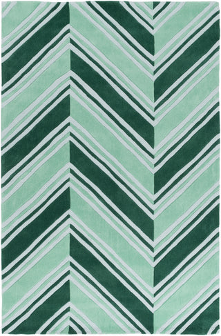 Surya Opera OPR-6001 Emerald/Kelly Green Area Rug 5' x 7'6''