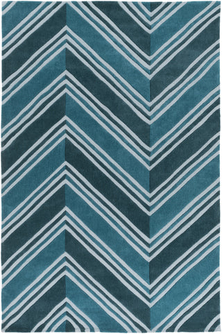 Surya Opera OPR-6005 Teal Area Rug 5' x 7'6''