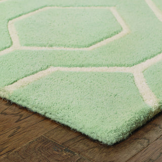 Pantone Universe Optic 41106 Green/Ivory Area Rug Main Image