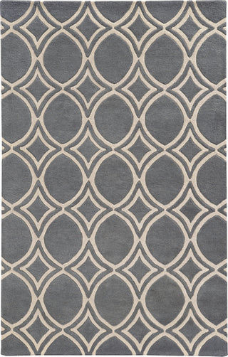 Pantone Universe Optic 41107 Charcoal/Ivory Area Rug main image