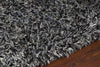 Chandra Orchid ORC-9702 Black/Ivory/Grey Area Rug Detail