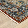 Oriental Weavers Aberdeen 1143H Red/Blue Area Rug Corner Image