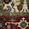 Oriental Weavers Aberdeen 144D1 Ivory/Red Area Rug Close-up Image