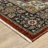 Oriental Weavers Aberdeen 4151R Red/Blue Area Rug Corner Image