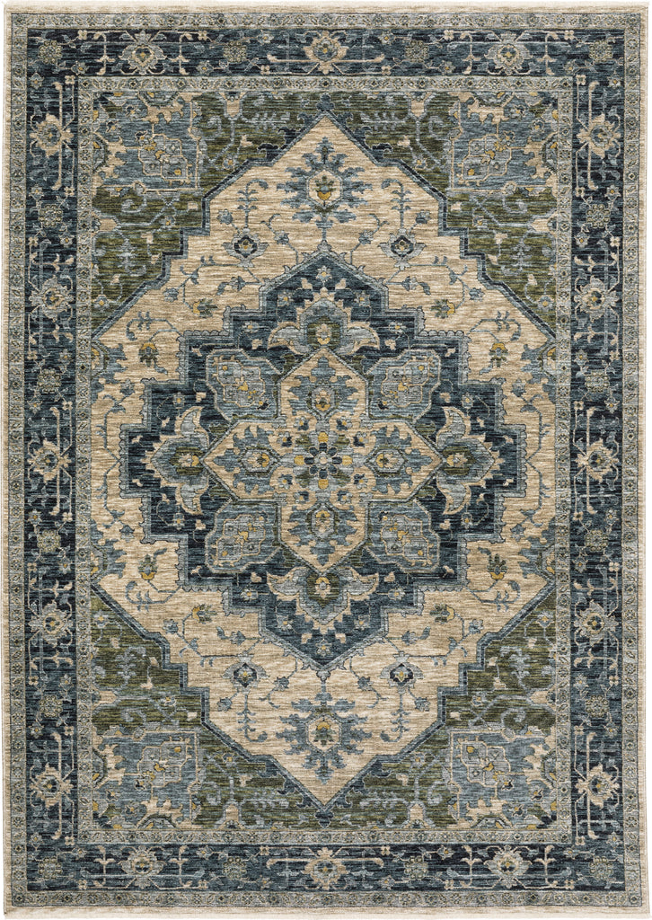 Oriental Weavers Aberdeen 051G1 Blue/Beige Area Rug main image