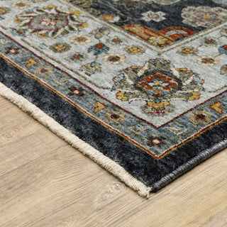 Oriental Weavers Aberdeen 561B1 Blue/Multi Area Rug Corner Image